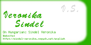 veronika sindel business card